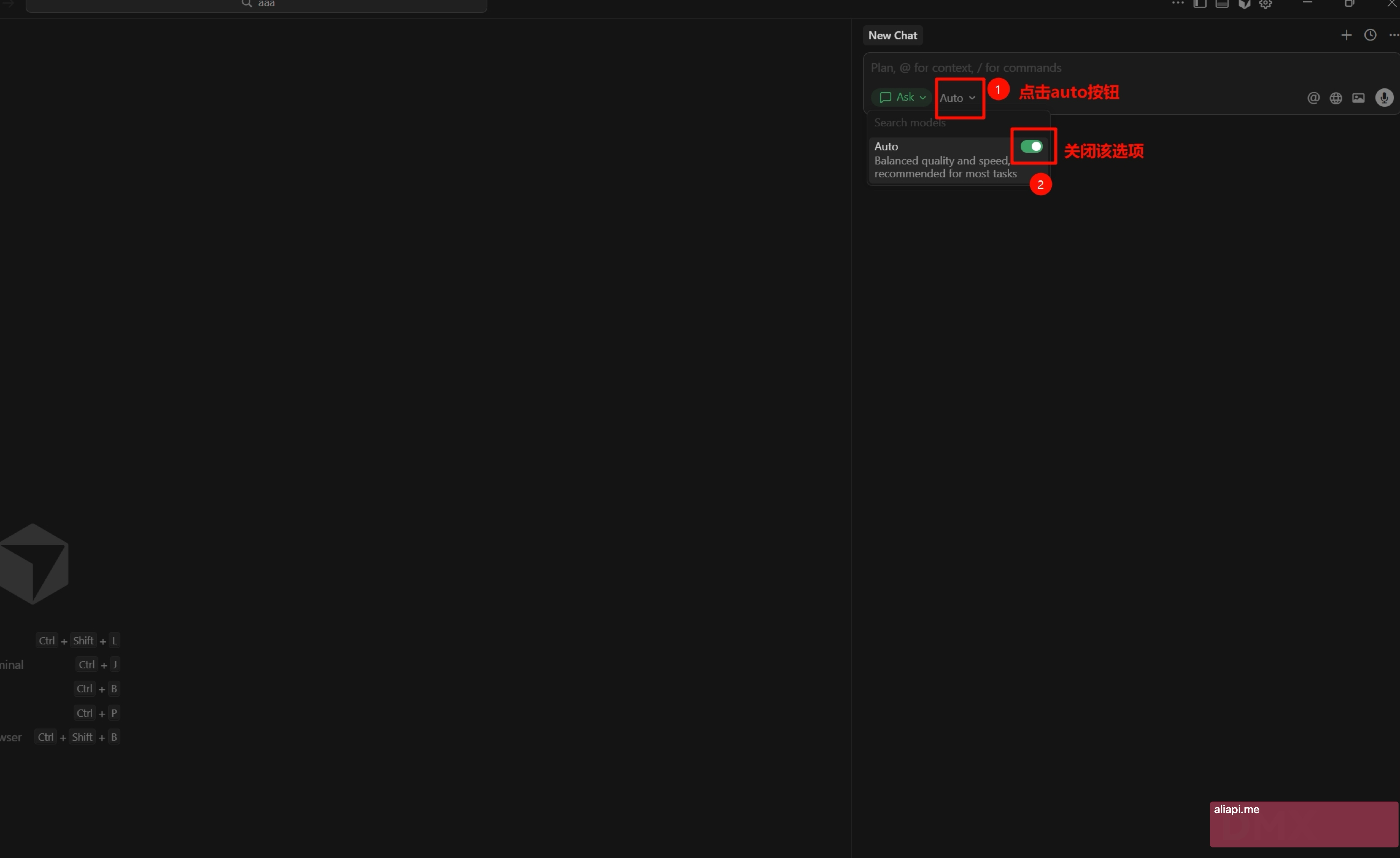 cursor